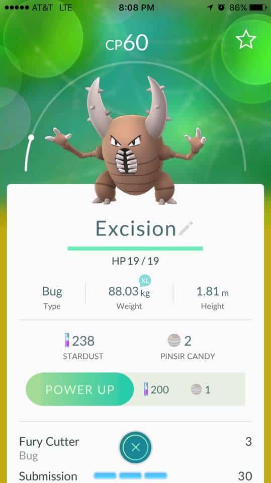 Pokemon Go Excision