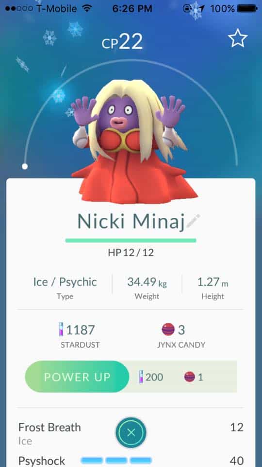 Pokemon Go Nicki Minaj