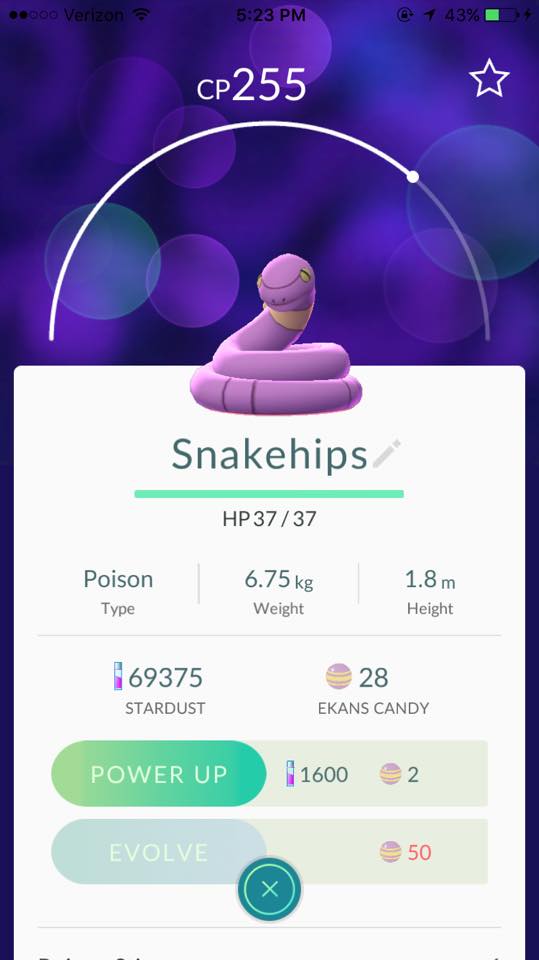 Pokemon Go Snakehips