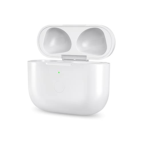 CIVPOWER Newest Charging Case Replacement Compatible with Air Pods 3rd Generation, Wireless Air Pods 3 Charger Case with Pairing Sync Button Without Earbuds, White