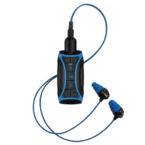 H2O Audio Stream 2 and Surge S+ Earbuds - Waterproof MP3 Player for Swimming with Bluetooth and Short Cord Underwater Swimming Headphones - Superior Sound Quality and Hydrodynamic in-Ear Design