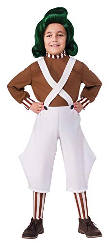 Rubie's Costume Kids Willy Wonka & The Chocolate Factory Oompa Loompa Value Costume, Small