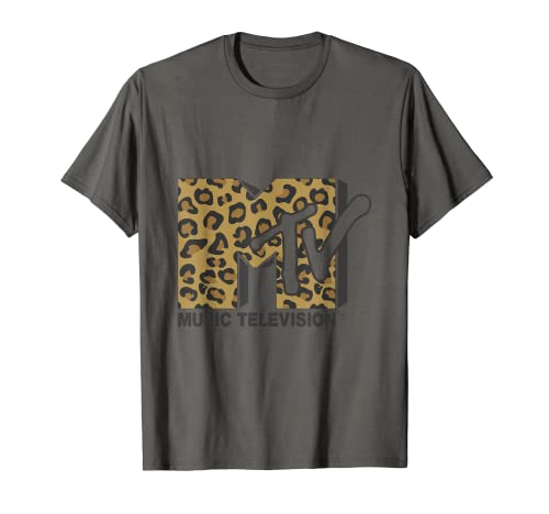 Classic MTV Leopard Print Logo T- Shirts T-Shirt