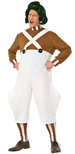 Rubie's Men's Willy Wonka and the Chocolate Factory Deluxe Oompa Loompa Costume
