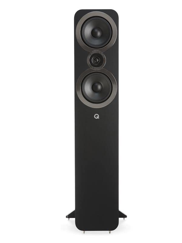 Q Acoustics 3050i Floorstanding Speaker Carbon Black (Price displayed is for 1 Unit, for Complete Pair Please Order 2 Units) Stereo Speakers for Surround Sound/Home Theater