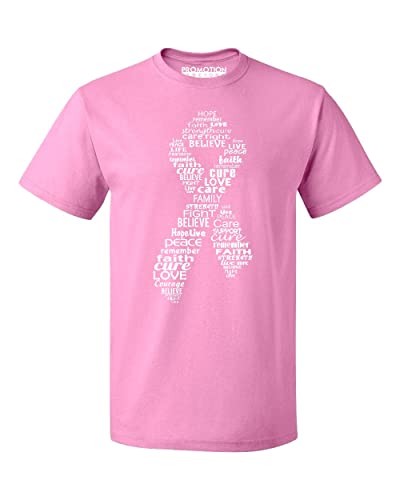 Pink Ribbon Breast Cancer Awareness Men's T-Shirt