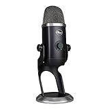 Logitech for Creators Blue Yeti X USB Microphone for PC, Podcast, Gaming, Streaming, Studio, Computer Mic - Blackout