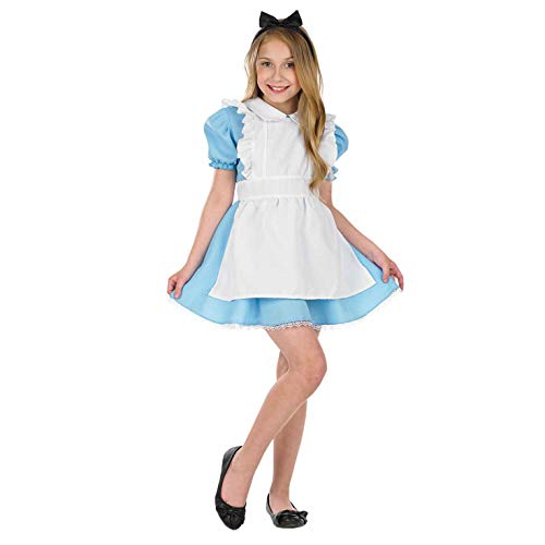 fun shack Alice Costume For Girls, Alice Girls Costume, Alice Blue Dress, Alice Dress, Book Character Costumes For Kids, Small