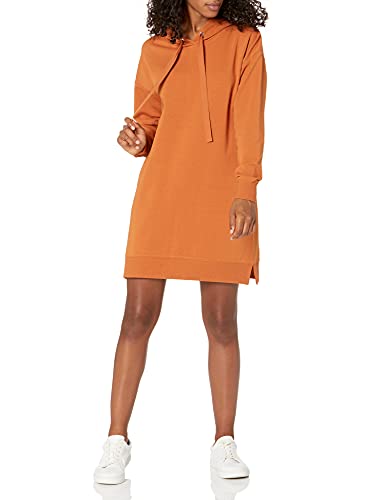 The Drop Women's Iona Long Sleeve Hooded Mini Sweatshirt Dress