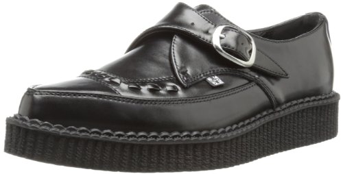 T.U.K. Shoes A8520 Unisex-Adult Creepers, Pointed Buckle Creepers - US: Mens 3 / Womens 5 Black