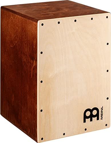 Meinl Percussion Cajon Box Drum with Internal Snares and Bass Tone for Acoustic Music — Made in Europe — Baltic Birch Wood, Play with Your Hands, Compact Size, 2-Year Warranty (JC50LBNT)