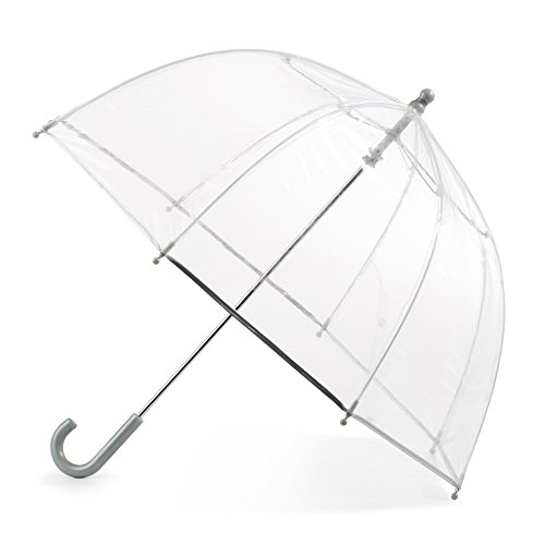 totes Kid's Bubble Umbrella with Easy Grip Handle, Clear