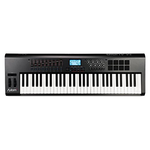 M-Audio Axiom 61 61-Key USB MIDI Keyboard Controller with Semi-Weighted Keys and Assignable Control Surface