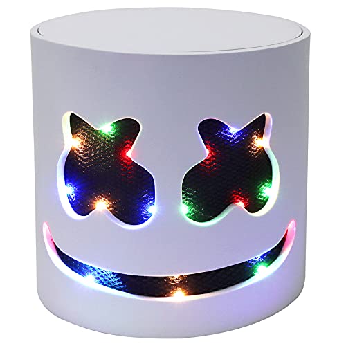 DJ LED Mask - Music Festival Full Head Masks Helmet for Men Women Kids Thanksgiving Christmas Halloween Glow LED Mask