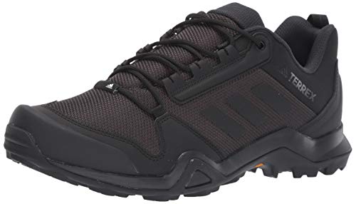 adidas outdoor Men's Terrex AX3 Hiking Boot, Black/Black/Carbon, 6 M US