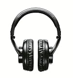 Shure SRH440 Professional Studio Headphones, Enhanced Frequency Response and Extended Range for Home and Studio Recording, with Detachable Coiled Cable, Carrying Bag and 1/4' Adapter (SRH440)