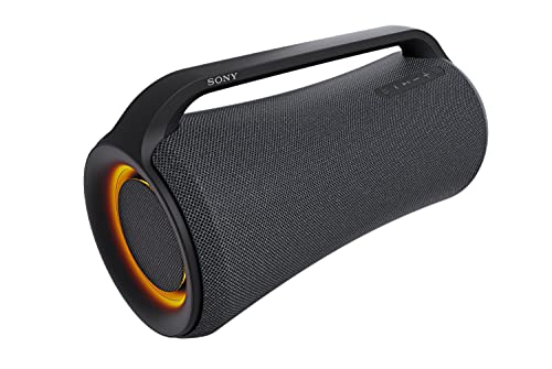 Sony SRS-XG500 X-Series Wireless Portable Bluetooth Boombox Party-Speaker with Big Powerful Sound, IP66 Water-resistant and Dustproof, 30 Hour-Battery, LED Ring Lighting, Speaker for Home and Outdoor