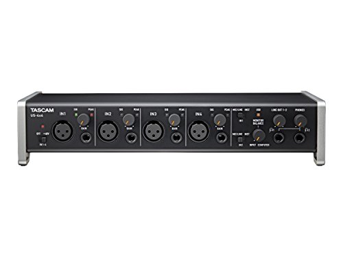 Tascam US-4x4 USB Audio/MIDI Interface with Microphone Preamps and iOS Compatibility