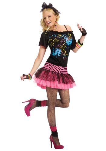 Fun World 80's Pop Party Adult Costume