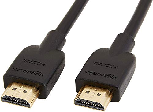 Amazon Basics High-Speed HDMI Cable (18Gbps, 4K/60Hz) - 3 Feet, Black, Gaming Consoles, Television, Personal Computer, Xbox, Projector