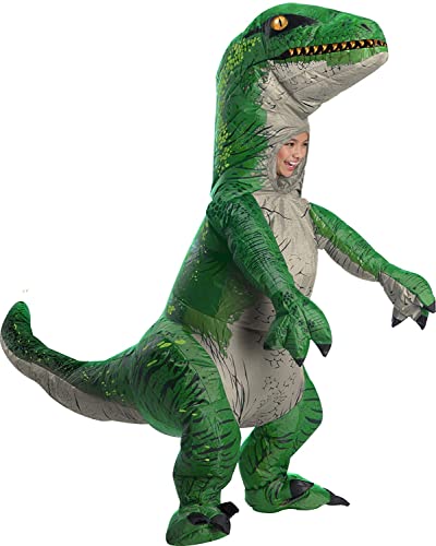 Rubies Child's Inflatable Dinosaur Costume, Velociraptor, Small