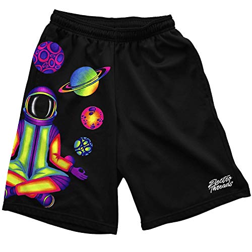 Electro Threads • Graphic Shorts, Funky Shorts for Men, Neon Men Shorts
