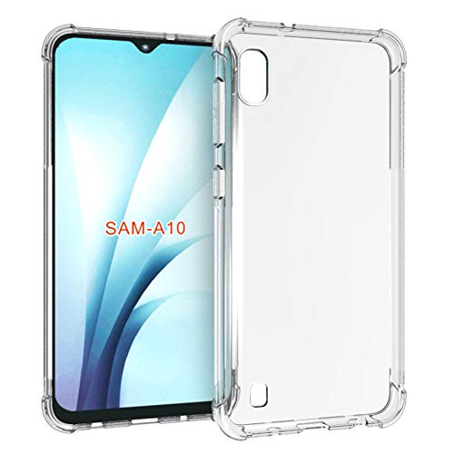 Samsung Galaxy A10 Case[not fit Galaxy A10e 5.8'],PUSHIMEI Soft TPU Crystal Transparent Slim Anti Slip Full-Body Protective Phone Case Cover for Samsung Galaxy A10 6.2'(Clear Anti-Shock TPU)