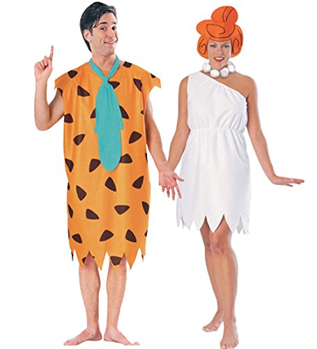 Fred and Wilma Flintstone Costume Set