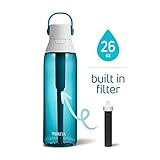 Brita 36387 Premium Water Filter Bottles, Sea Glass