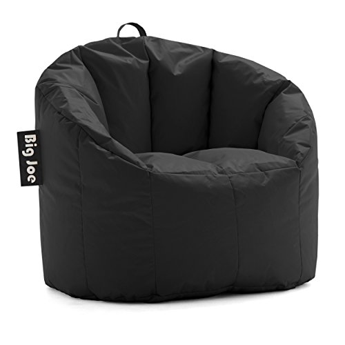 Big Joe Milano Bean Bag Chair, Black Smartmax, 2.5ft