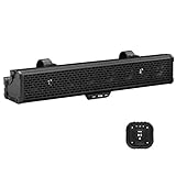 BOSS Audio Systems BRRC27 27 Inch ATV UTV Sound Bar - IPX5 Weatherproof, 3 Inch Speakers, 1 Inch Tweeters, Built-in Amplifier, Bluetooth, Built-in Dome Lights, Easy Installation for 12 Volt Vehicles