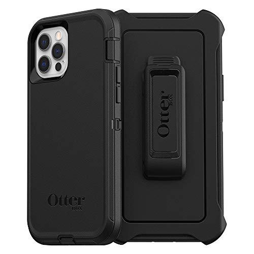 OTTERBOX DEFENDER SERIES SCREENLESS EDITION Case for iPhone 12 & iPhone 12 Pro - BLACK