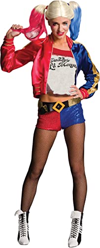 Rubie's Costume 820118-S Co Women's Suicide Squad Deluxe Harley Quinn Costume, Multi, Small, Multicolor