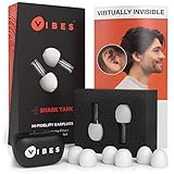 Vibes High Fidelity Earplugs - Invisible Ear Plugs for Concerts, Musicians, Motorcycles, Airplanes, Raves, Work Noise Reduction, Hearing Protection - Fits Small Medium Large - As Seen On Shark Tank