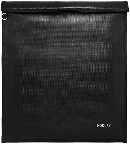Faraday Bag for Laptops (20 x 15 inches), Faraday Cage, Faraday Bags for Phones & Key Fobs, Fireproof & Water Resistant Bag, Anti-Theft Pouch, Anti-Hacking Case Blocker (Black)