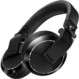 Pioneer DJ HDJ-X7-K - Closed-back Circumaural DJ Headphones with 50mm Drivers, with 5Hz-30kHz Frequency Range, Detachable Cable, and Carry Pouch - Black