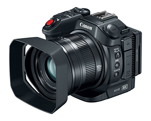 Canon XC15 4K Professional Camcorder, Black (1456C002)