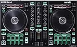 Roland DJ Controller, BLACK, Two-Channel, Four-Deck with Serato Pro (DJ-202)
