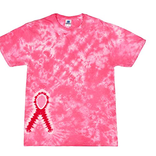 Colortone Tie Dye Awareness T-Shirt 14-16 Large