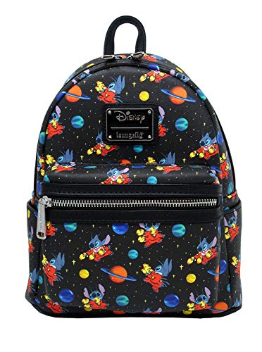 Loungefly x Disney Lilo and Stitch in Space Allover-Print Mini Backpack