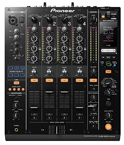 Pioneer DJ Mixer, Black, 9.70 x 17.40 x 20.60 (DJM-900NXS)