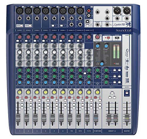 Soundcraft Signature 12 Analog 12-Channel Mixer with Onboard Lexicon Effects