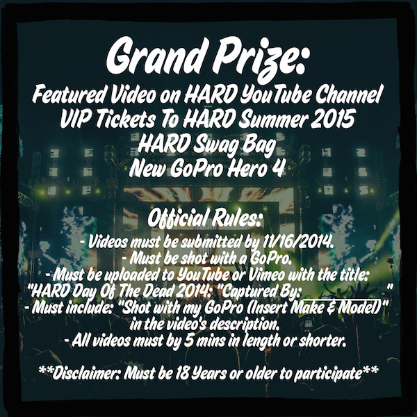 GoPro Partners With HARD For 'Capture This' Contest at Day of the Dead