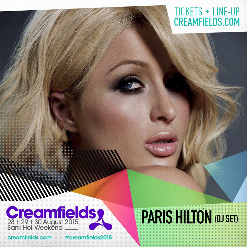 Creamfields Paris Hilton