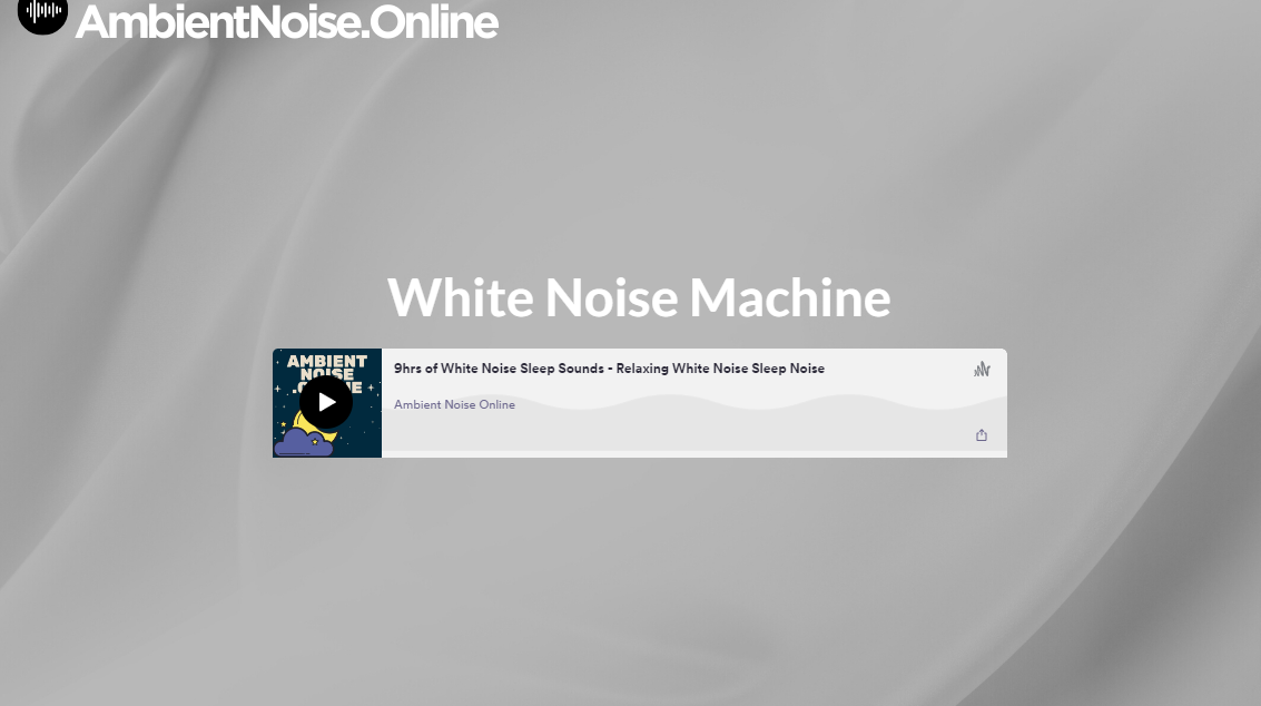 Ambient Noise Online White Noise