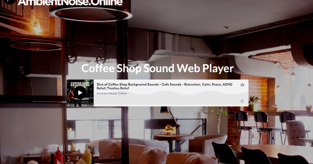 Best Coffee Shop Background Noise sites for 2024