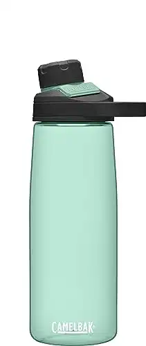 CamelBak Chute Mag BPA Free Water Bottle with Tritan Renew - Magnetic Cap Stows While Drinking, 25oz, Coastal