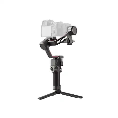 DJI RS 3, 3-Axis Gimbal for DSLR and Mirrorless Camera Canon/Sony/Panasonic/Nikon/Fujifilm, 3 kg (6.6 lbs) Payload, Automated Axis Locks, 1.8" OLED Touchscreen, Professional Camera Stabilizer