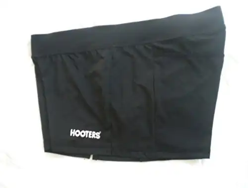 Hooters New Girl Sexy & Stretchy Uniform Black Shorts Florida XXXSmall Halloween