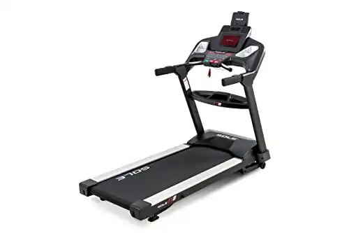 SOLE, TT8 Commercial Treadmill 2022 Model, Home Workout Treadmill with Integrated Bluetooth Smart Technology, Device Holder, LCD Screen, USB Port, Lower-Impact Design